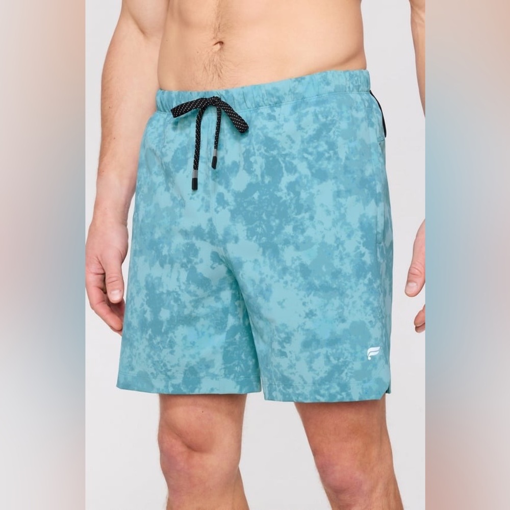 NWT Fabletics The One Short 7in Lined Terry‎ Tie Dye M I12